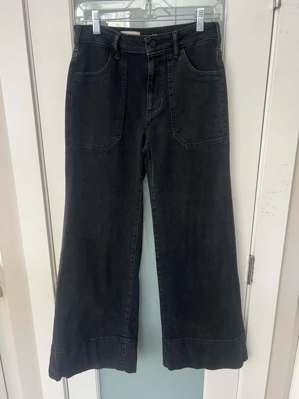 Pilcro Black High-Waist Wide Leg Jeans - Picture 5 of 6